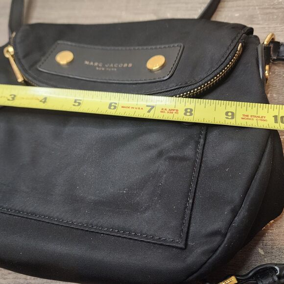Marc Jacobs Preppy Nylon Mini Natasha Crossbody Bag Black M0012909 - Picture 10 of 11
